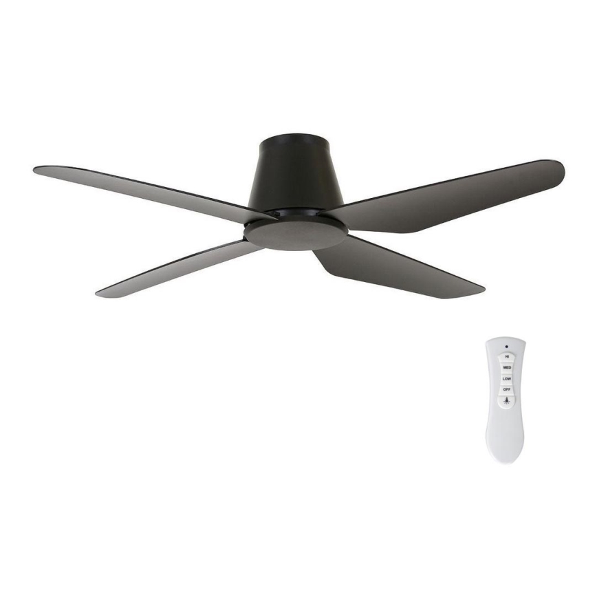 Lucci Air 213000 - Ceiling fan AIRFUSION ARIA black + remote control