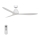 Lucci air 213040 - Ceiling fan WHITEHAVEN white + remote control