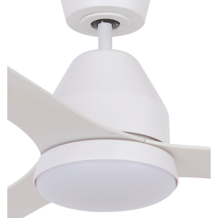 Lucci air 213043 - LED Ceiling fan WHITEHAVEN GX53/17W/230V white + remote control
