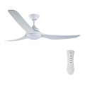 Lucci air 213096 - MARINER LED Ceiling Fan 15W/230V, white, Ø142 cm + remote control