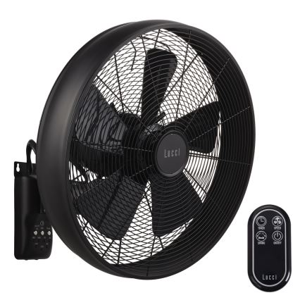 Lucci air 213124 - Remote control for fans BREEZE black