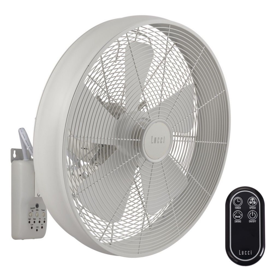 Lucci air 213124 - Remote control for fans BREEZE black