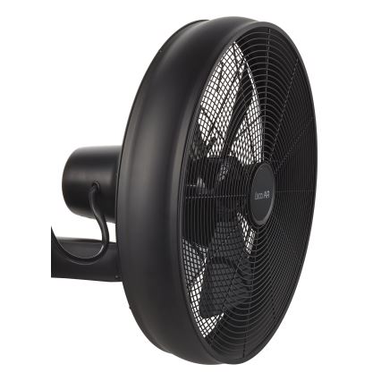 Lucci air 213124 - Wall fan BREEZE 55W/230V black + remote control