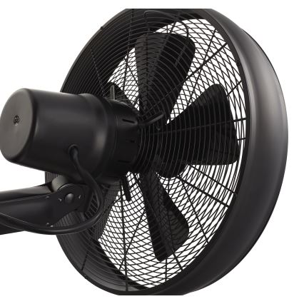 Lucci air 213124 - Wall fan BREEZE 55W/230V black + remote control