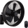 Lucci air 213124 - Wall fan BREEZE 55W/230V black + remote control