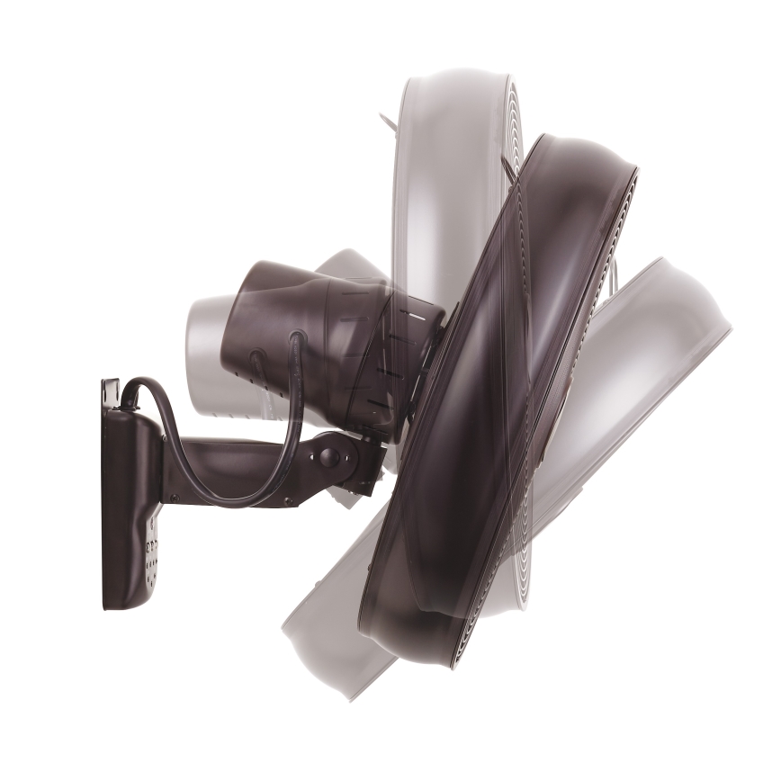 Lucci air 213125 - Wall fan BREEZE 55W/230V black/brown + remote control