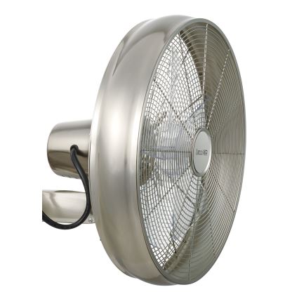 Lucci air 213126 - Wall fan BREEZE 55W/230V matte chrome + remote control