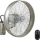 Lucci air 213126 - Wall fan BREEZE 55W/230V matte chrome + remote control