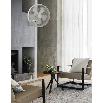 Lucci Air 213128EU - BREEZE Wall-Mounted Fan 55W/230V, White, Ø 46 cm + Remote Control