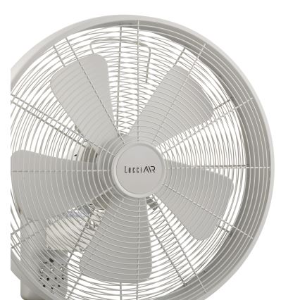 Lucci Air 213128EU - Wall fan BREEZE 55W/230V white + remote control