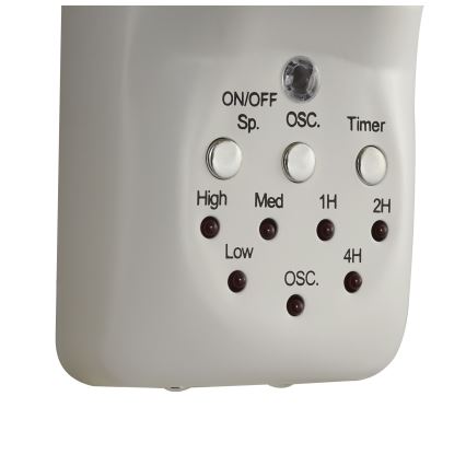 Lucci Air 213128EU - Wall fan BREEZE 55W/230V white + remote control