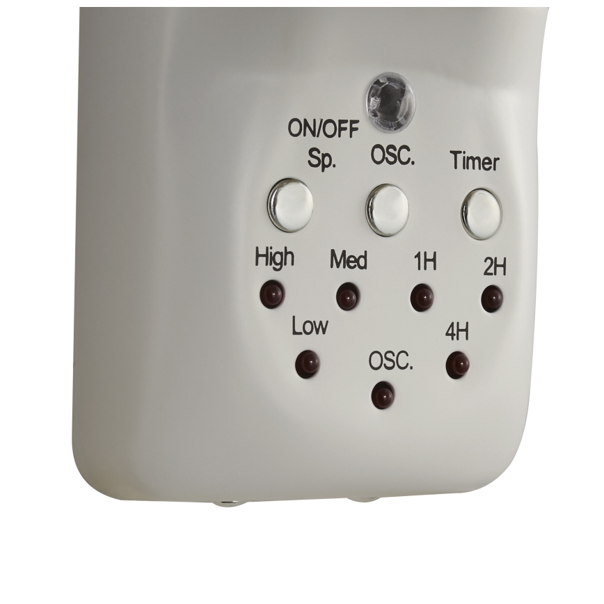 Lucci Air 213128EU - Wall fan BREEZE 55W/230V white + remote control