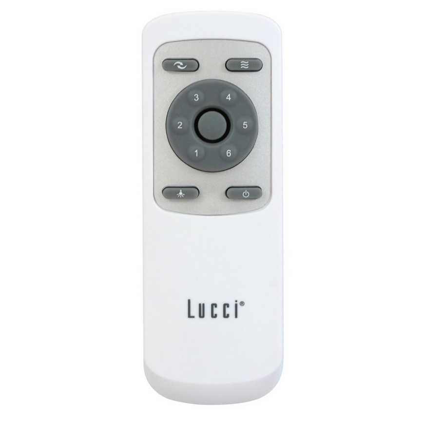 Lucci air 213170 - LED Ceiling fan NEWPORT black + remote control