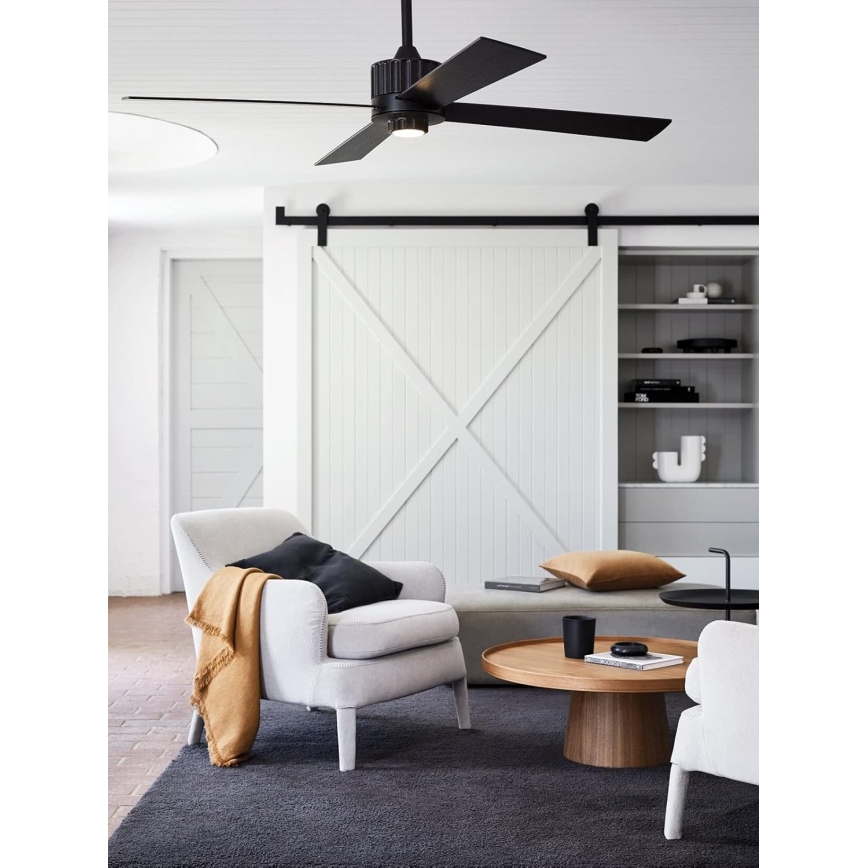 Lucci air 213170 - LED Ceiling fan NEWPORT wenge/brown + remote control