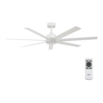 Lucci air 213182 - LED Ceiling fan ATLANTA 1xGX53/12W/230V white + remote control