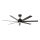 Lucci Air 21318349 - LED Dimmable ceiling fan ATLANTA 1xGX53/12W/230V d. 142 cm black + remote control