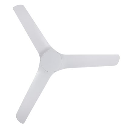 Lucci Air 21321549 - Ceiling fan ABYSS d. 142 cm IP66 white + remote control