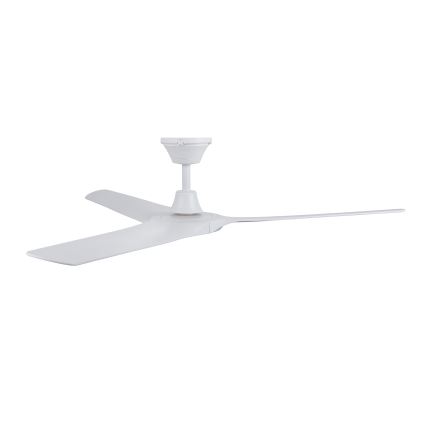 Lucci Air 21321549 - Ceiling fan ABYSS d. 142 cm IP66 white + remote control