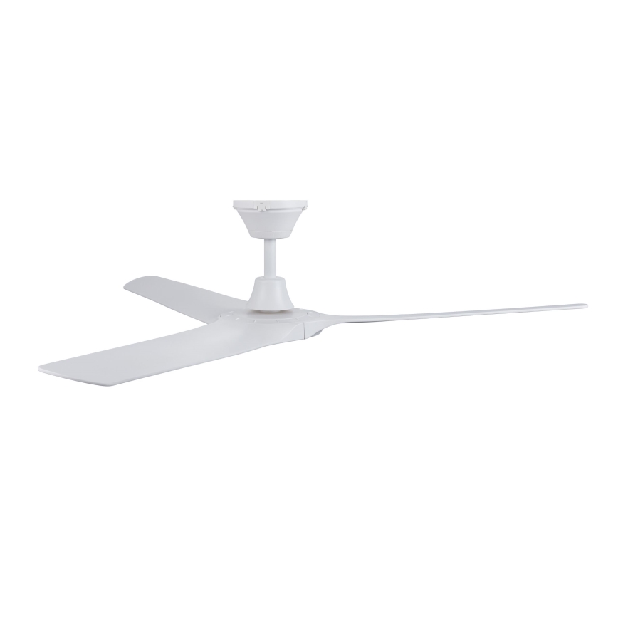 Lucci Air 21321549 - Ceiling fan ABYSS d. 142 cm IP66 white + remote control