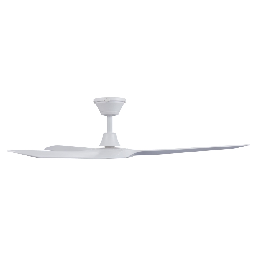 Lucci Air 21321549 - Ceiling fan ABYSS d. 142 cm IP66 white + remote control