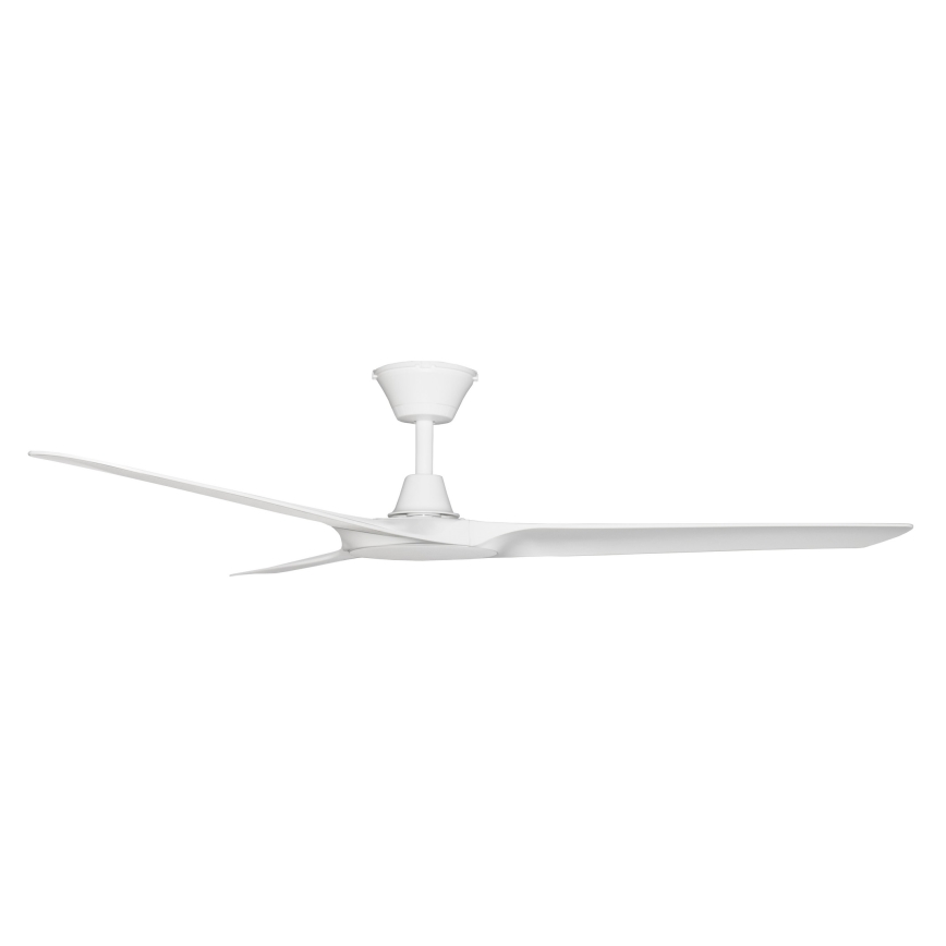 Lucci Air 21321549 - Ceiling fan ABYSS d. 142 cm IP66 white + remote control
