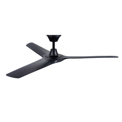 Lucci Air 21321649 - Ceiling fan ABYSS d. 142 cm IP66 black + remote control