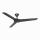 Lucci Air 21321649 - Ceiling fan ABYSS d. 142 cm IP66 black + remote control