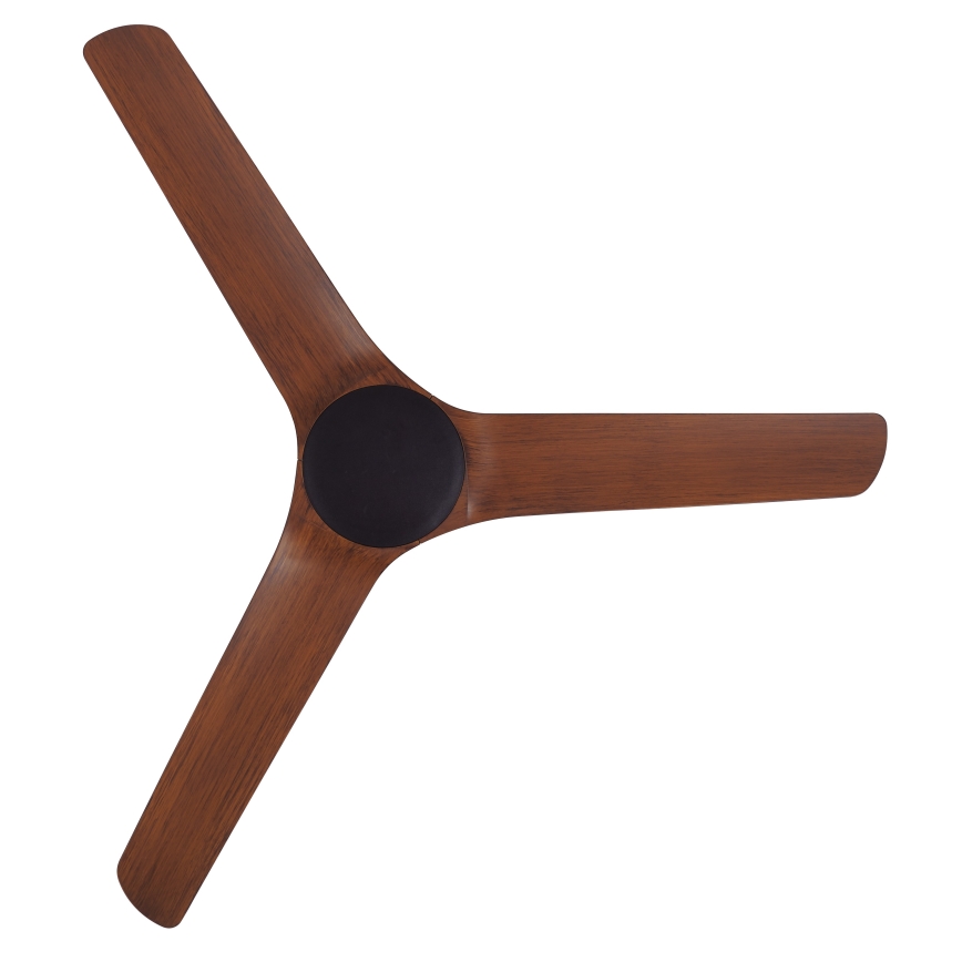 Lucci Air 21321749 - Ceiling fan ABYSS d. 142 cm IP66 brown + remote control