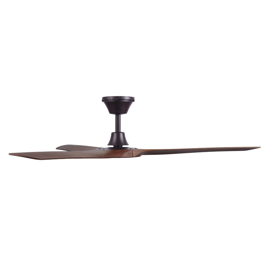 Lucci Air 21321749 - Ceiling fan ABYSS d. 142 cm IP66 brown + remote control