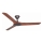 Lucci Air 21321749 - Ceiling fan ABYSS d. 142 cm IP66 brown + remote control