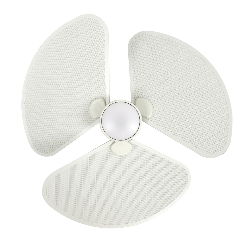 Lucci Air 21325449 - LED Dimmable Ceiling Fan SABLE 1xGX53/12W/230V 3000/4000/5000K Ø 91.5 cm Cream + Remote Control