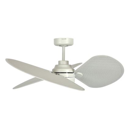Lucci Air 21325449 - LED Dimmable Ceiling Fan SABLE 1xGX53/12W/230V 3000/4000/5000K Ø 91.5 cm Cream + Remote Control