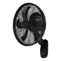 Lucci Air 21326749 - GLIDE wall-mounted fan 36W/230V Ø 45 cm black + remote control