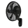 Lucci Air 21326749 - GLIDE wall-mounted fan 36W/230V Ø 45 cm black + remote control