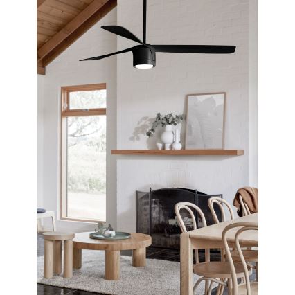 Lucci air 213281 - Ceiling fan PEREGRINE 1xGX53/12W/230V black + remote control