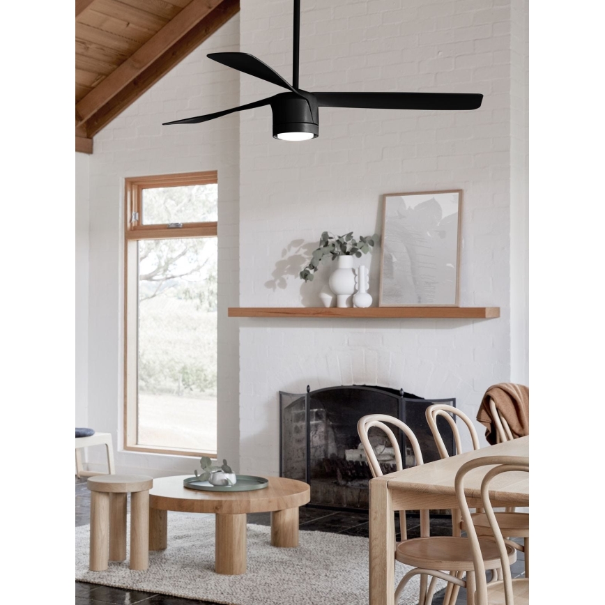 Lucci air 213281 - Ceiling fan PEREGRINE 1xGX53/12W/230V black + remote control