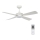 Lucci air 213302 - LED Dimmable ceiling fan SLIPSTREAM 1xGX53/12W/230V white + remote control