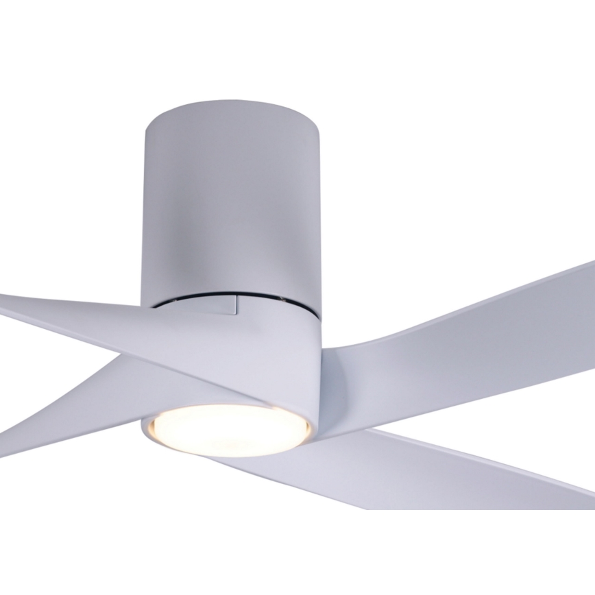 Lucci air 213350 - LED Dimmable ceiling fan RIVIERA 1xGX53/12W/230V white + remote control