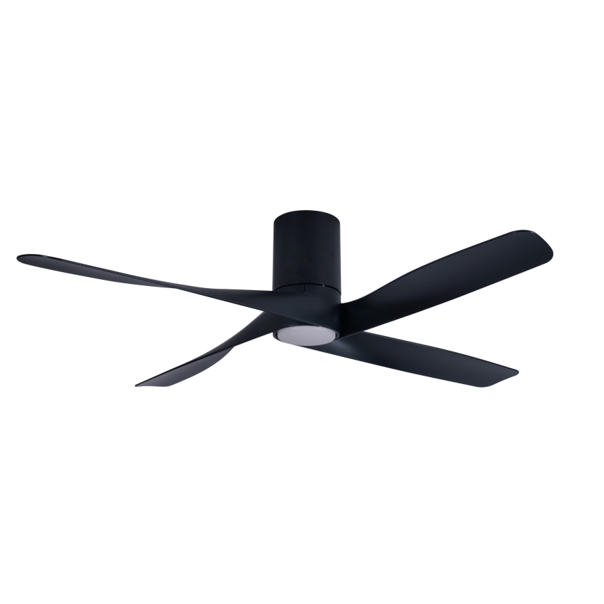 Lucci air 213351 - LED Dimmable ceiling fan RIVIERA 1xGX53/12W/230V black + remote control