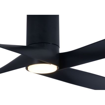 Lucci air 213351 - LED Dimmable ceiling fan RIVIERA 1xGX53/12W/230V black + remote control