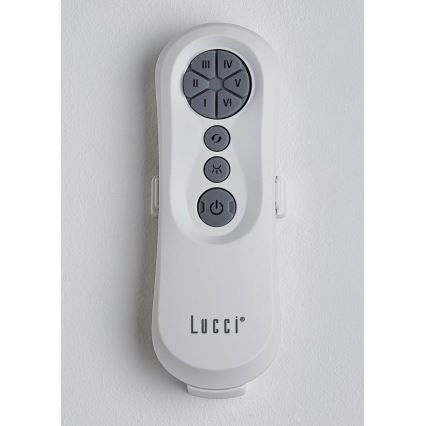 Lucci air 213358 - LED Dimmable ceiling fan LINE 1xGX53/12W/230V black + remote control