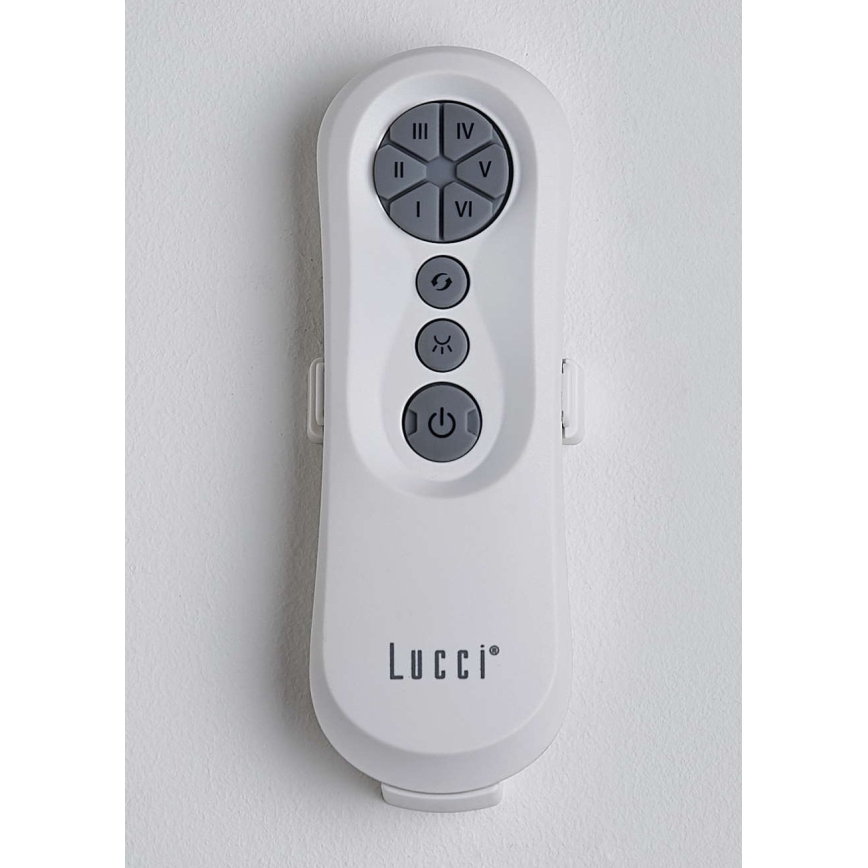 Lucci air 213358 - LED Dimmable ceiling fan LINE 1xGX53/12W/230V black + remote control