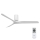 Lucci air 21610049 - Ceiling fan LONDO white + remote control