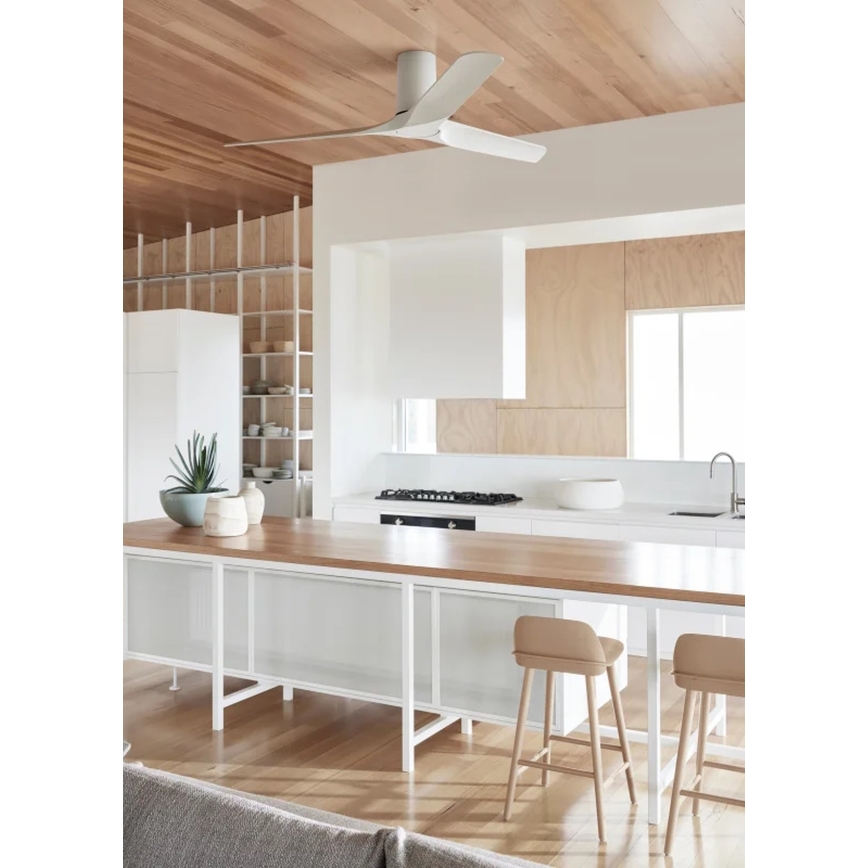 Lucci air 21610049 - Ceiling fan LONDO white + remote control