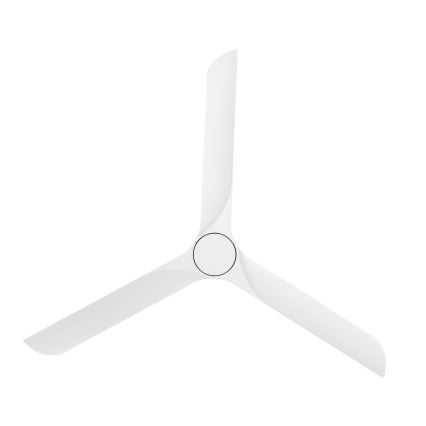 Lucci air 21610049 - Ceiling fan LONDO white + remote control