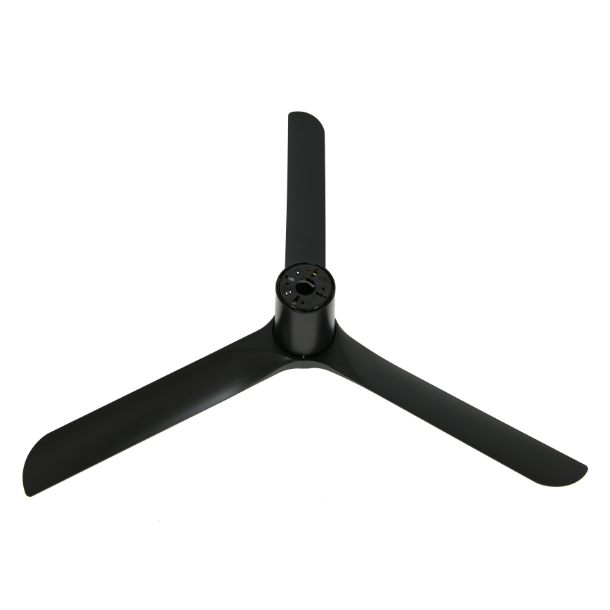 Lucci air 21610149 - Ceiling fan LONDO black + remote control