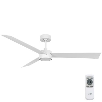 Lucci air 21610349- LED Dimmable ceiling fan CLIMATE 1xGX53/12W/230V white + remote control