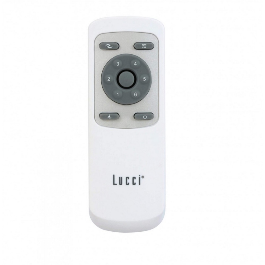 Lucci air 21610349- LED Dimmable ceiling fan CLIMATE 1xGX53/12W/230V white + remote control