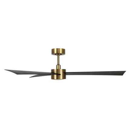 Lucci air 21610549- LED Dimmable ceiling fan CLIMATE 1xGX53/12W/230V wenge/gold + remote control