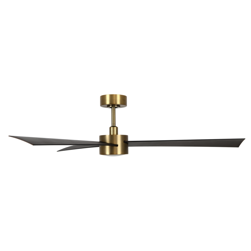 Lucci air 21610549- LED Dimmable ceiling fan CLIMATE 1xGX53/12W/230V wenge/gold + remote control
